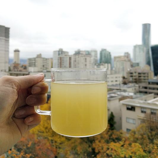 Ginger Tea Recipe - Made with fresh ginger juice, and lemon